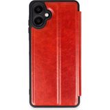 Zenvia Mey Ithalat® Samsung Galaxy A06 Kılıf Flip Cover - Kırmızı