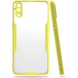 Zenvia Mey Ithalat® Samsung Galaxy A10S Kılıf Platin Silikon - Sarı