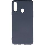 Zenvia Mey Ithalat® Samsung Galaxy A20S Kılıf Nano Içi Kadife Silikon - Gri