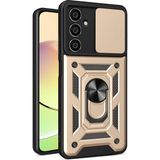 Zenvia Mey Ithalat® Samsung Galaxy A25 5g Kılıf Pars Lens Yüzüklü Silikon - Gold