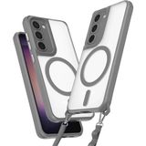 Zenvia Mey Ithalat® Samsung Galaxy S23 Plus Kılıf Enka Magsafe Silikon Kılıf - Titan Gri