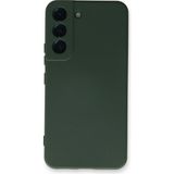 Zenvia Mey Ithalat® Samsung Galaxy S23 Plus Kılıf Nano Içi Kadife Silikon - Koyu Yeşil