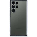 Zenvia Mey Ithalat® Samsung Galaxy S23 Ultra Kılıf Lensli Silikon - Açık Mavi