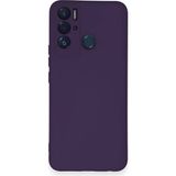 Zenvia Mey Ithalat® Tecno Pova Neo Kılıf Nano Içi Kadife Silikon - Mor