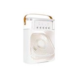 Zenvia Mini Klima Fan | Usb'li, 7 Renk Gece Işığı, 3'ü 1 Arada Fonksiyon Znv-Tcndym - 001-Siyah
