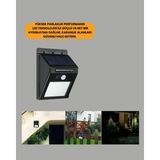 Zenvia Montajlı Güneş Enerjili Duvar Tipi Aydınlatma – 8 Saat Çalışma Süresi - Renkli
