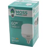 Zenvia Moss Lıght 60W Torch LED Ampul Plastik E27 5400LUMEN L175 Derece 50.000 Saat Ömür IP20 185-265V - 1 - 10 W - Amber