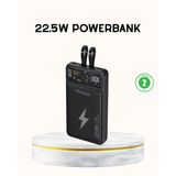 zenvia Powerbank Hızlı Şarj 10000 Mah Dahili Kablo znv2025