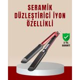 Zenvia Profesyonel Saç Düzleştirici – 360° Döner Kablo ve Kompakt Tasarım - 0 - Siyah - 1