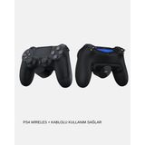 Zenvia Ps4 Kablosuz Oyun Kolu V2 – Bluetooth Bağlantılı, Titreşimli, Pc ve Mobil Uyumlu ZNV202 - 3030 Sempatik