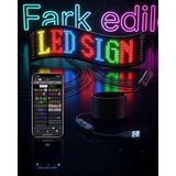 Zenvia Rgb LED Matrix Panel 60 cm 16X96 Piksel Kayan Yazı ve Animasyon Destekli - 1 m - 2700K