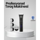 Zenvia Şarjlı Tıraş Makinesi –dijital Ekranlı, Hızlı Şarjlı, Profesyonel Kesim Seti ZNV-254110