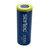 Zenvia Sertec 3.7V Li-Ion 18500 2000 Mah 3c Şarjlı Pil - Renkli