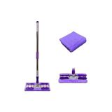 Zenvia Sihirli Spin Mop Teleskopik Çok Amaçlı Mop +1 Bez Hediyeli - Mor (4887) ZNVA-GO3146 - Renkli