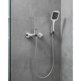 Zenvia Siyah Duş Seti El Duşu Başlığı Spiral Hortum Dayanıklı Banyo Duş Aksesuarı - standart
