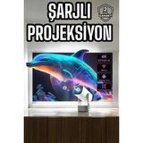 Zenvia Taşınabilir Sinema Oyun Projektörü Akıllı Projeksiyon Android 11