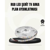 Zenvia Tv Arkası LED Şerit Işık Otomatik Açma Kapama Özellikli 2mt ZNV-HBY3245 - 1 m - Renkli