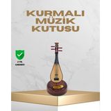 Zenvia Ud Sembolü Müzik Kutusu Estetik Tasarım Melodi Destekli ZNV-254110 - Ahşap