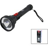 Zenvia USB ŞARJLI=5V 1W LED El Feneri 3-Kademe Işık - Flaşör Şarj Gösterge 70LÜMEN 25.7cm (4887) Zn - 0,5