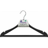 Zenviaa 3'lü Elbise Askısı Seti - Metal Başlı - Sert Plastik - 360 Derece Döner Kanca Zenviaae - 1 lt - Renkli