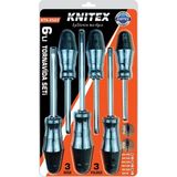 Zenviaa 6pcs Tornavida Seti 6X150 Yıldız - 5X125 Düz-Yıldız - 4X120 Düz-Yıldız - 3X75 Düz Z - Renkli