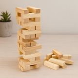 Zenviaa Ahşap Denge Oyunu 54 Parça (Jenga) ZENVIAA365423 - Renkli