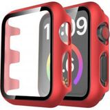 Zenviaa Apple Watch 40MM Camlı Kasa Ekran Koruyucu - Kırmızı ZNV2412 - Renkli - Standart - 1 Adet