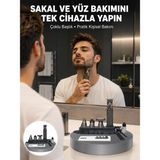 Zenviaa Çok Fonksiyonlu 9’u 1 Arada Tıraş Makinesi Şarjlı Saç Sakal Düzeltici Yeni Nesil Ze
