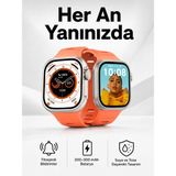 Zenviaa Mey Ithalat® Akıllı Saat Gps, Sağlık ve Uyku Takibi Arama Cevaplayan Bluetooth Bağlan - Renkli