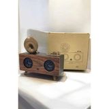 Zenviaa Mey Ithalat® Bluetooth Hoparlör Ahşap Klasik Retro Gramofon Bluetooth Müzik Kutusu Znv2 - Renkli