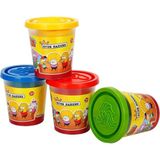 Zenviaa Mey Ithalat® Kral Şakir 4'lü Oyun Hamuru 560 gr - Renkli