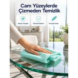 Zenviaa Mikrofiber Cam Bezi Çizmeden Temizlik Sağlayan Yüksek Su Emici Cam Silme Bezi 40X60 cm Ze
