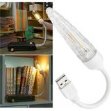 Zenviaa PM-25793 Esnek Gövdeli USB Günışığı Cob LED Edison Masa ve Kitap Okuma Lambası Zenvi - Renkli