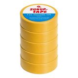 Zenviaa SN-27921 Sarı 0.13X18MM Izole Pvc Elektrik Yalıtım Bant (5’li Paket) ZENVIAA365423 - Renkli