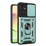 zenvias Mey İthalat® Samsung Galaxy A25 5G Kılıf Pars Lens Yüzüklü Silikon - Yeşil znv2030