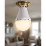 zenvias Mey İthalat® Şarjlı LED Ampul 6500K Soğuk Beyaz E27 Duy Enerji Tasarruflu znv2030
