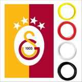 Zenviva 3D Kalem Için Galatasaray Temalı (Sarı,kırmızı,beyaz,siyah) Pla Filament Seti - Renkli