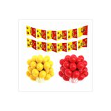 ZENVİVA Taraftar Sarı Kırmızı 20 Balon+Banner