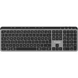 Zenwaya Store K1 Sessiz Switch 110+8 Multimedya Tuşlu Windows & Macos Uyumlu Premium Alüminyum-Metal Kablosuz Ofis Klavyesi (2.4ghz + Çift Bluetooth Profili) - Option-1 - 001-Renkli