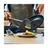 Zenwaya Store Pro Wok Spatula, Silikon Uçlu - 0,5 x 7 cm