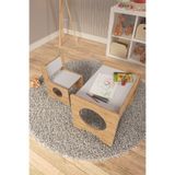 zeo wood design Montessori Çocuk Oyun & Aktivite & Çalışma Masa ve Sandalyesi