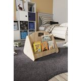 zeo wood design Montessori Mdf Çocuk Kitaplığı - Sonoma Meşe