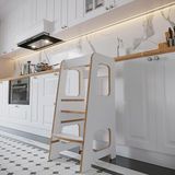 Zeo Wood Design Öğrenme Kulesi - Beyaz