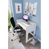 Zeo Wood Design Yükseklik Ayarlı, Mdf Çalışma Masası 90*53 cm Beyaz - 90x53