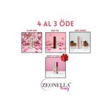 Zeonella Beauty Soyulabilir Ruj Dudak Dövmesi 3'lü Set - Klasik Nude, Sıcak Gül ve Sakız Pembesi