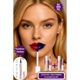 Zeonella Beauty Soyulabilir Ruj Sıcak Gül & Sakız Pembesi 2 Li Avantajlı Paket Kalıcı Dudak Dövmesi