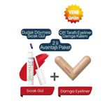 Zeonella Beauty Zeonella Soyulabilir Ruj Sıcak Gül & Damga Eyeliner 2 li Avantajlı Paket
