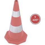 Zeplin 5 Adet Çift Reflektifli Trafik Konisi 700MM Ecolıght - 1