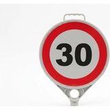 Zeplin Azami Hız 30 km Yuvarlak Uyarı Levhası - yok