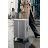 Zeplin Boxy PC Policarbon Orta Boy Valiz Silver-Yeşil